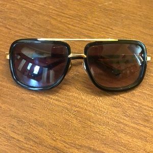 Dita Mach One gold rim sunglasses